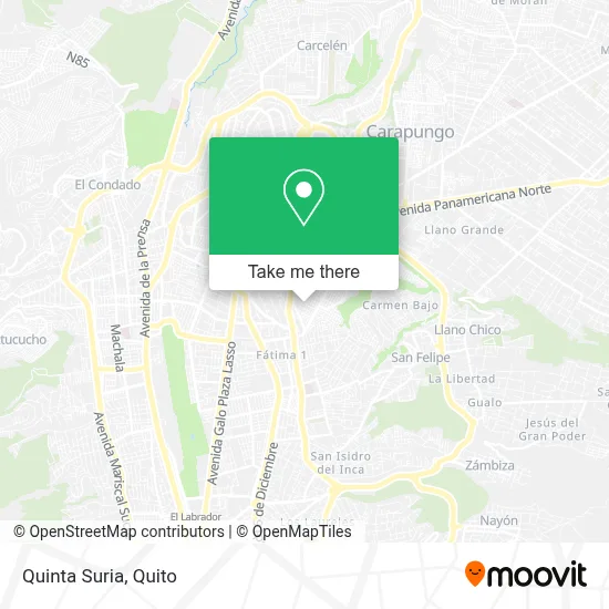 Quinta Suria map
