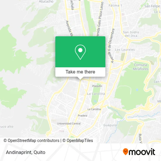 Andinaprint map