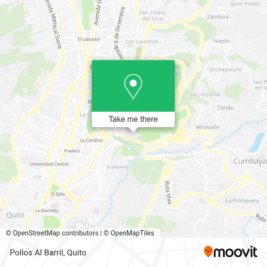 Pollos Al Barril map