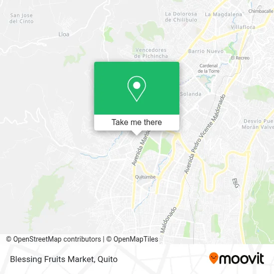 Blessing Fruits Market map
