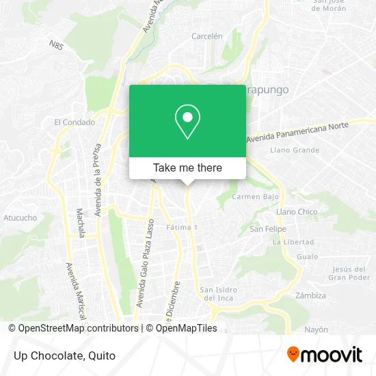 Up Chocolate map