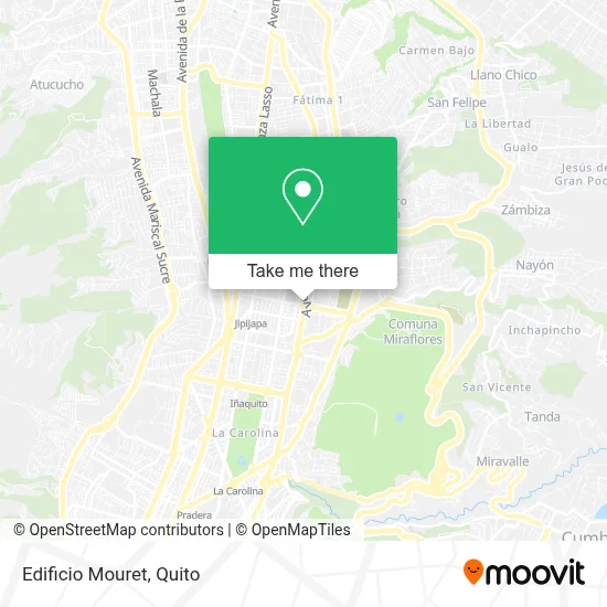 Edificio Mouret map
