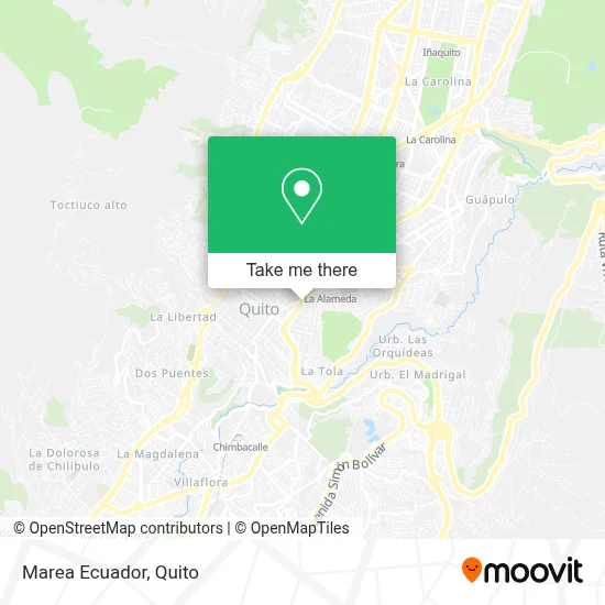 Marea Ecuador map