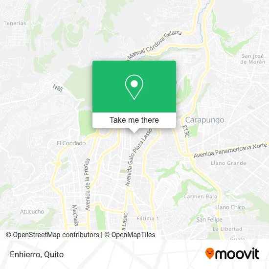 Enhierro map