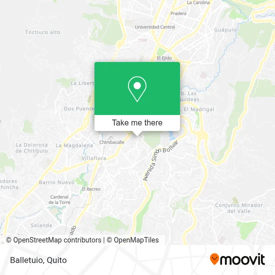 Balletuio map