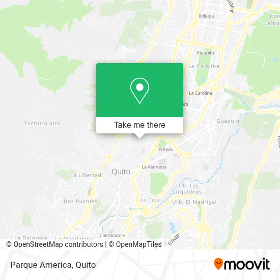 Parque America map