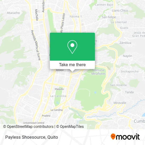 Payless Shoesource map