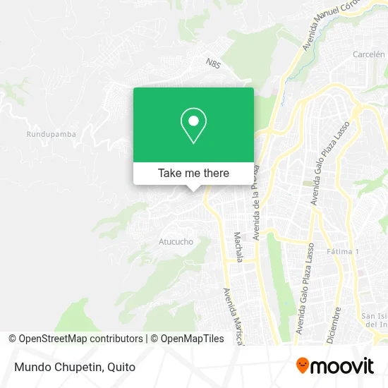 Mundo Chupetin map