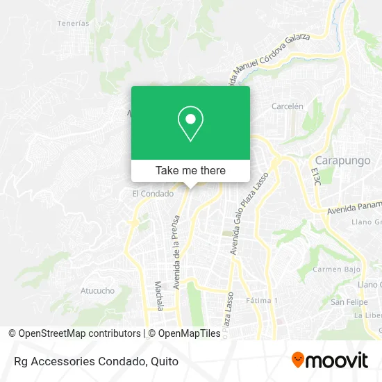 Rg Accessories Condado map