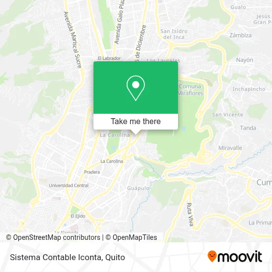 Sistema Contable Iconta map
