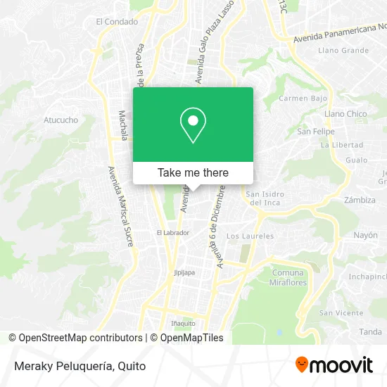 Meraky Peluquería map