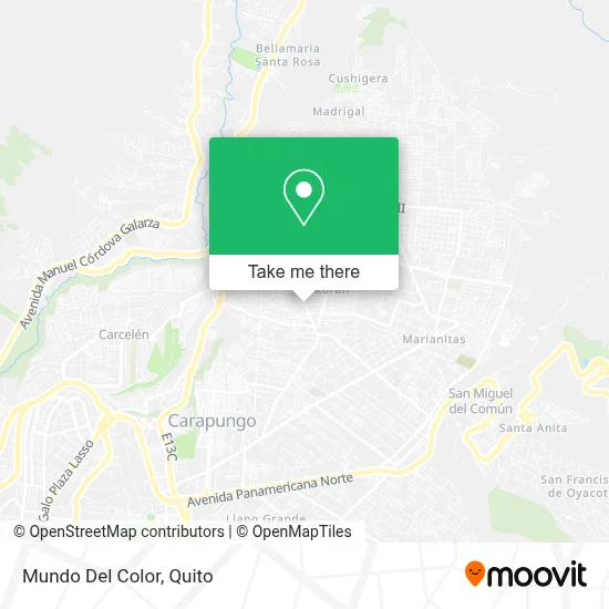 Mundo Del Color map
