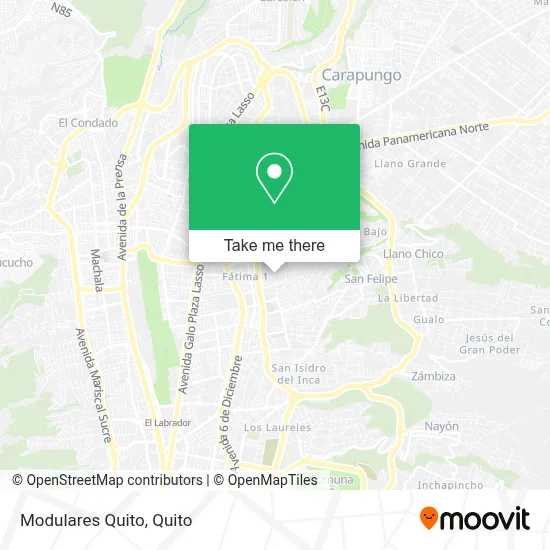 Modulares Quito map
