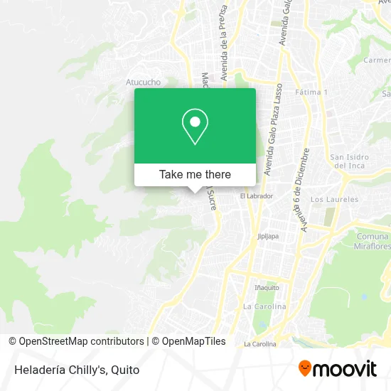 Heladería Chilly's map