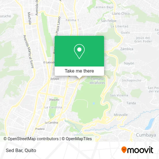 Sed Bar map