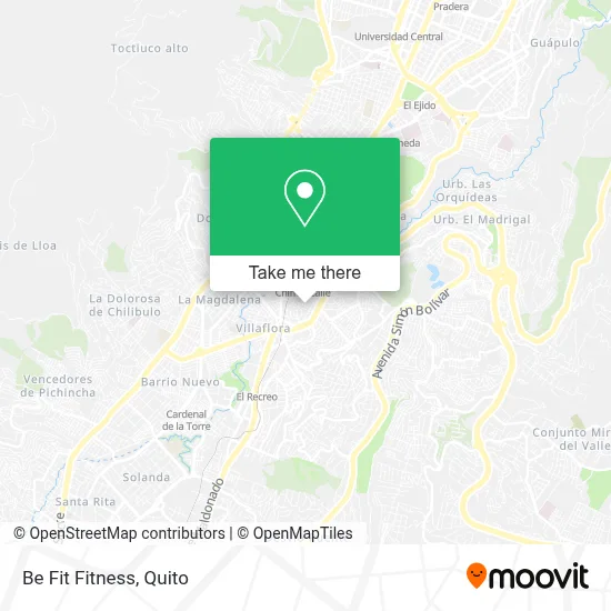 Be Fit Fitness map