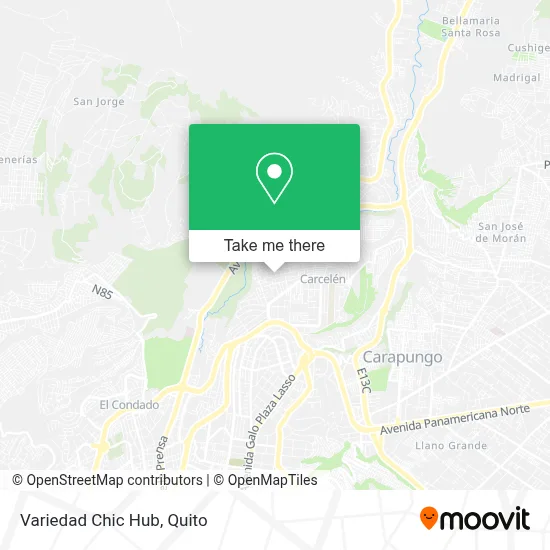 Variedad Chic Hub map