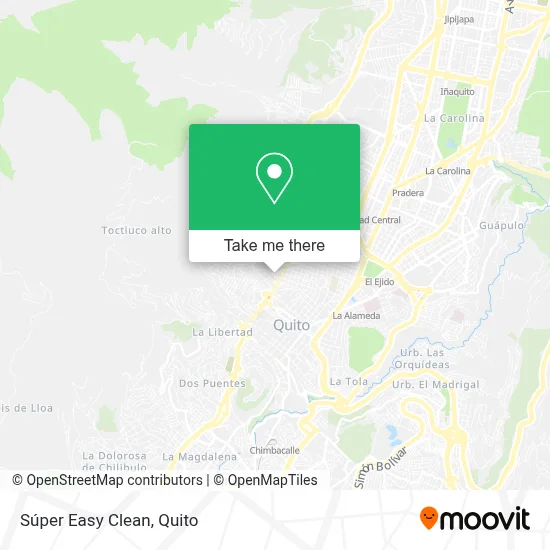 Súper Easy Clean map