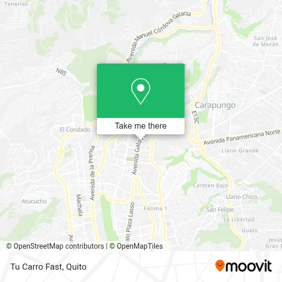 Tu Carro Fast map