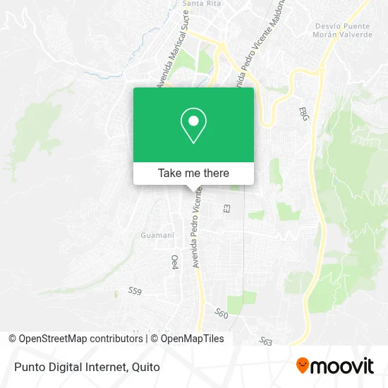 Punto Digital Internet map