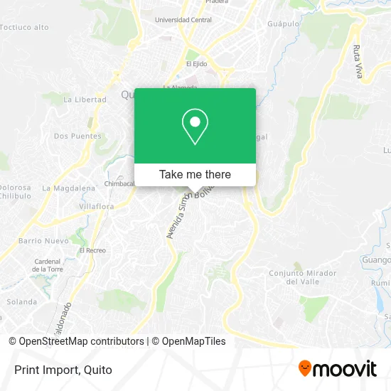 Print Import map