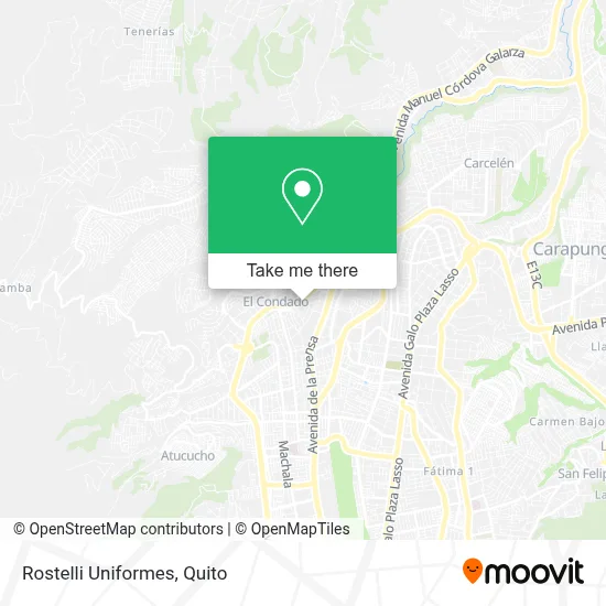 Rostelli Uniformes map