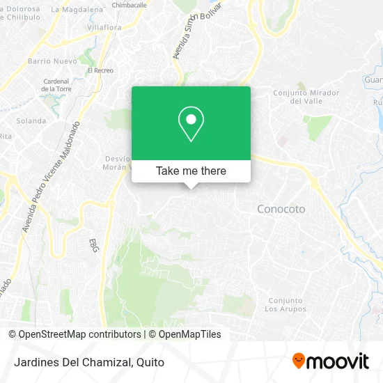 Jardines Del Chamizal map