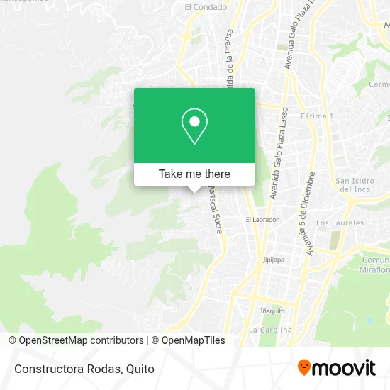 Constructora Rodas map