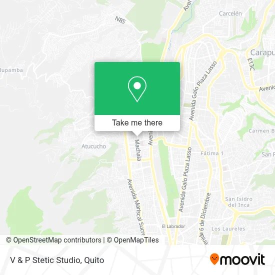 V & P Stetic Studio map