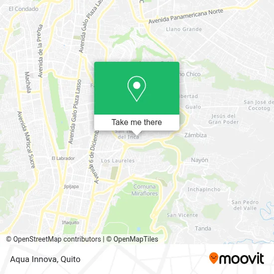 Aqua Innova map