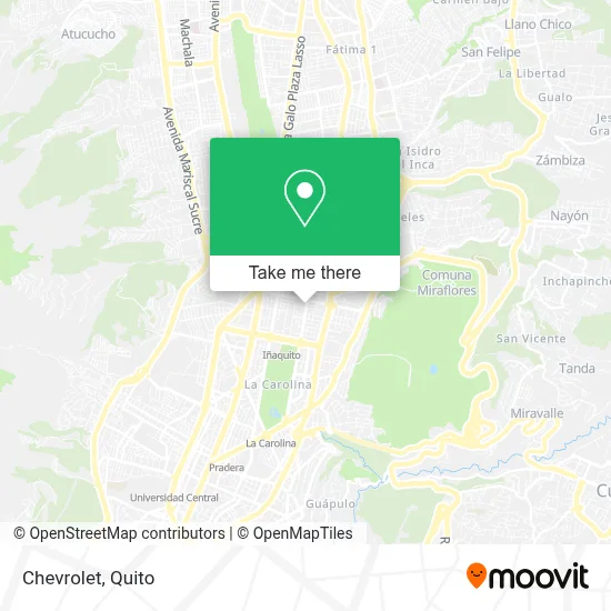 Chevrolet map