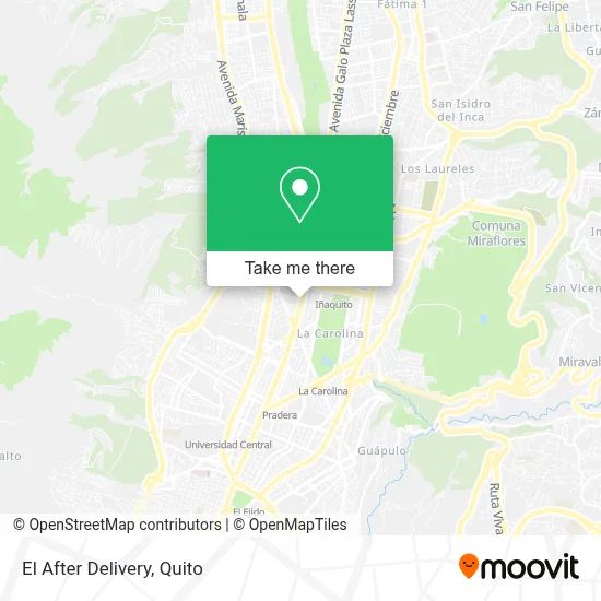 El After Delivery map