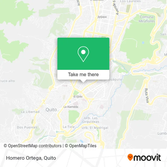 Homero Ortega map