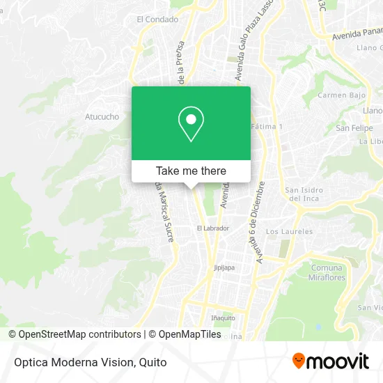 Optica Moderna Vision map