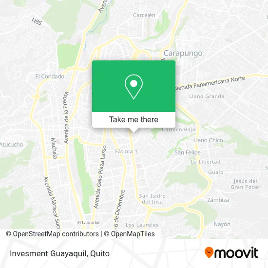 Invesment Guayaquil map