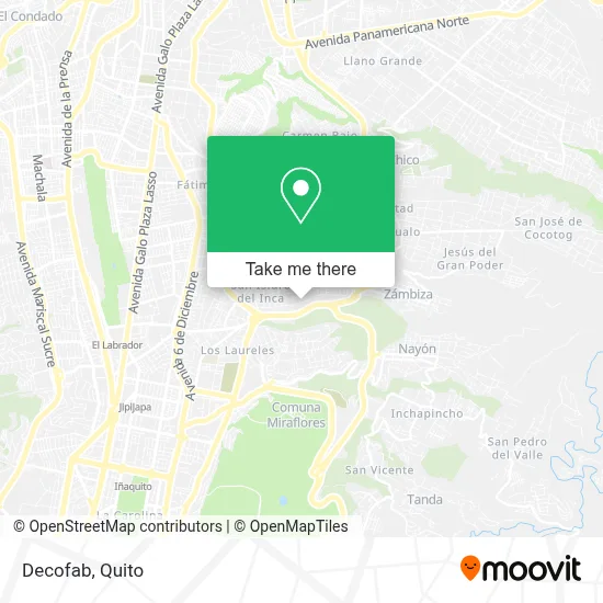 Decofab map