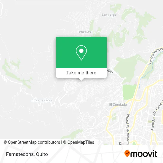 Famatecons map