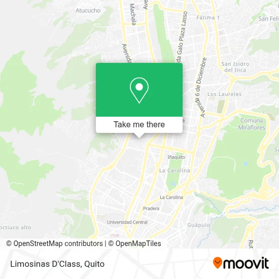Limosinas D'Class map