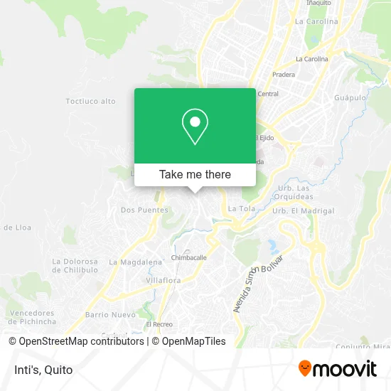 Inti's map