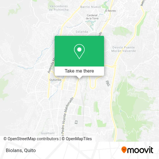 Biolans map