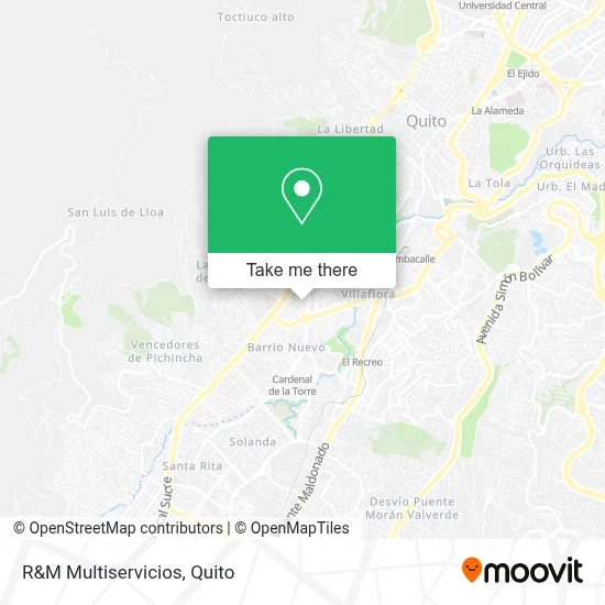 R&M Multiservicios map
