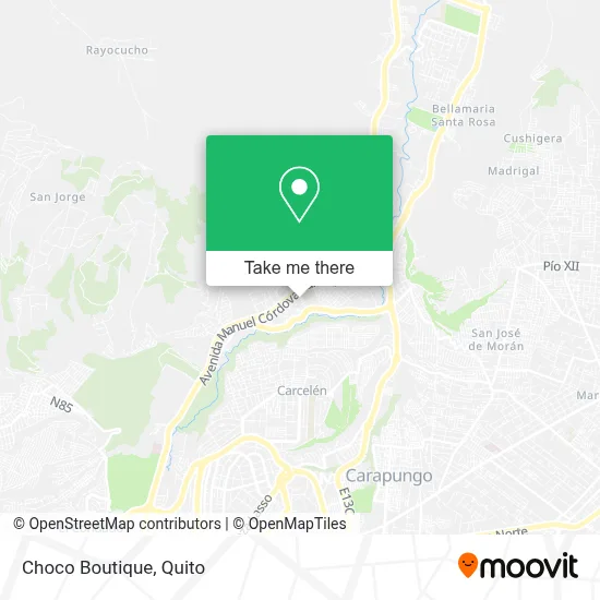 Choco Boutique map