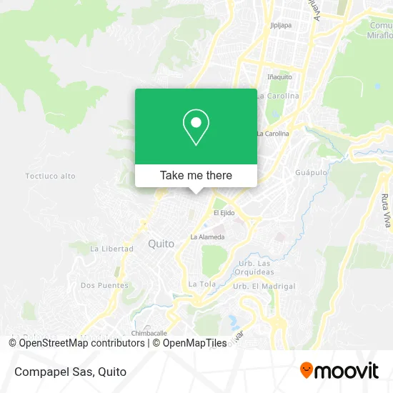 Compapel Sas map