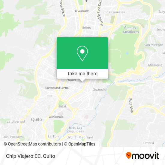 Chip Viajero EC map