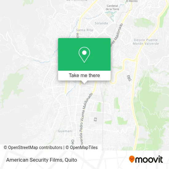 American Security Films map