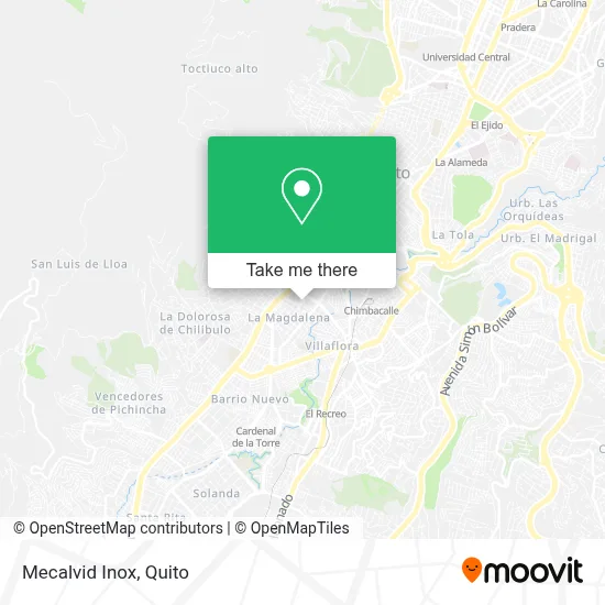 Mecalvid Inox map