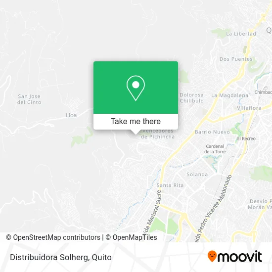 Distribuidora Solherg map