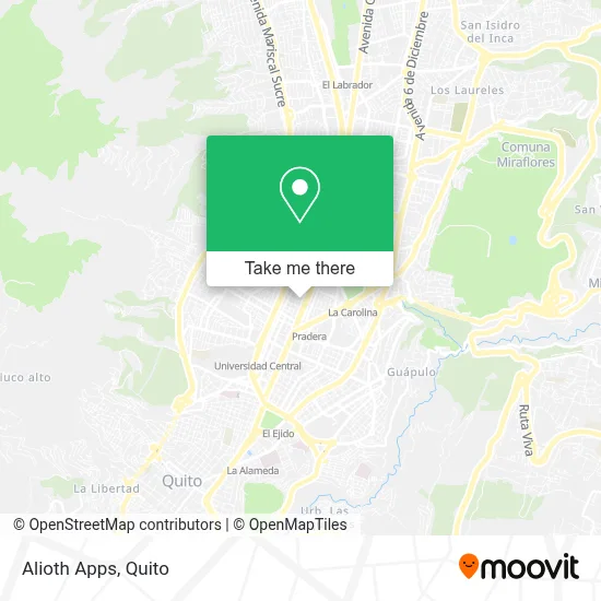 Alioth Apps map