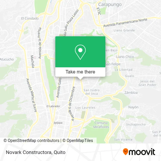Novark Constructora map