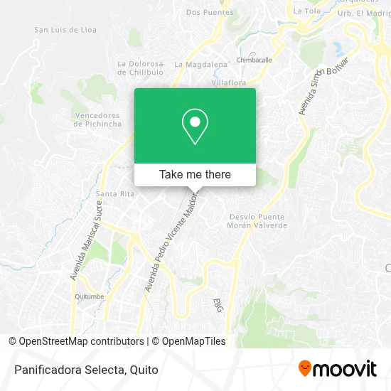 Panificadora Selecta map
